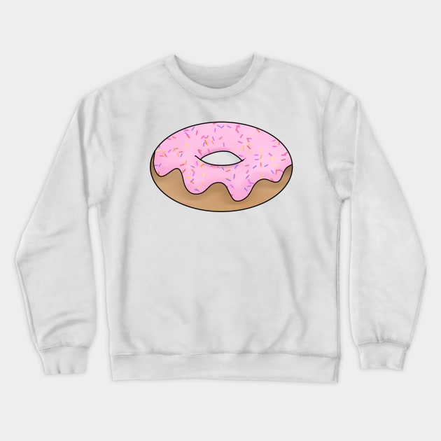 Cute donut Crewneck Sweatshirt by TheHermitCrab